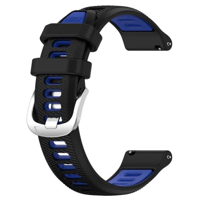 Taltech - Galaxy Watch 6 Classic 43mm Armband - Svart/Blå