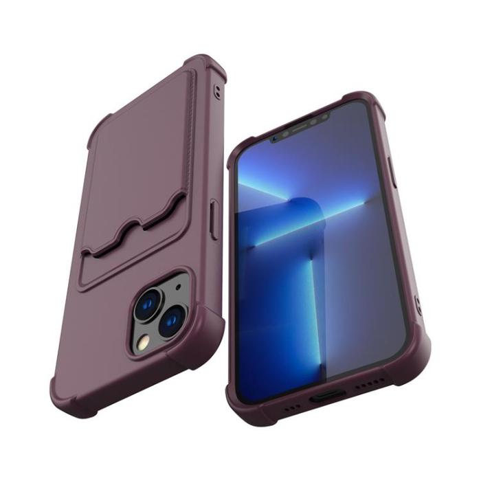 UTGATT5 - Armor Korthållare Skal iPhone XR - Ljusblå