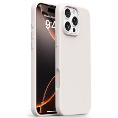 A-One Brand - iPhone 16 Pro Mobilskal Ultra Thin Silikon - Antique Vit