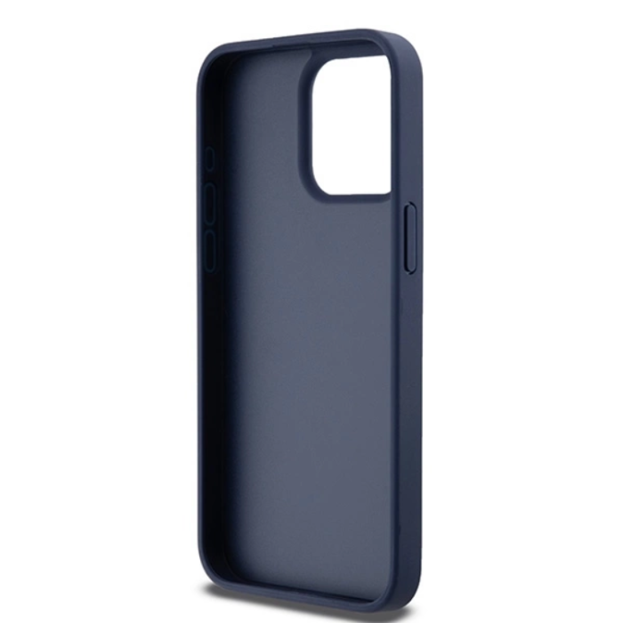 DKNY - DKNY iPhone 15 Pro Mobilskal Läder Mono Stripe & Metal Logo