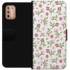 iSecrets - Plånboksfodral till Motorola Moto G9 Plus med Blommigt