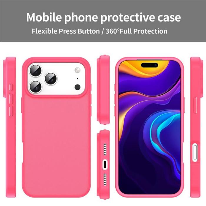 A-One Brand - iPhone 17 Pro Max Mobilskal Skin Touch Matte - Rosa