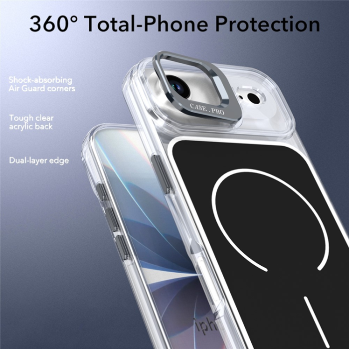 A-One Brand - iPhone Air Mobilskal MagSafe Lens Kickstand TPU + PC