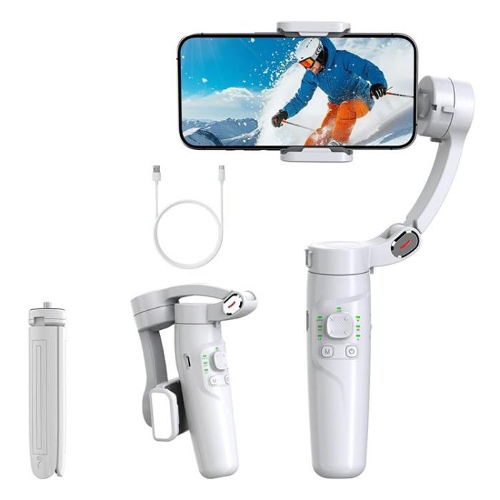 OEM - Vikbar Anti-Shake 3-Axlig Gimbal Stabilisator för Mobil med App M1