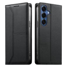OEM - Pl&aring;nboksfodral f&ouml;r Samsung Galaxy S26 Stativ Konstl&auml;der - Svart