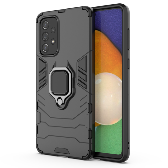 OEM - Galaxy A73 Skal Ring Armor - Svart