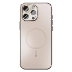 ABEEL - ABEEL Mobilskal till iPhone 16 Pro Max Magnetiskt TPU PC Guld