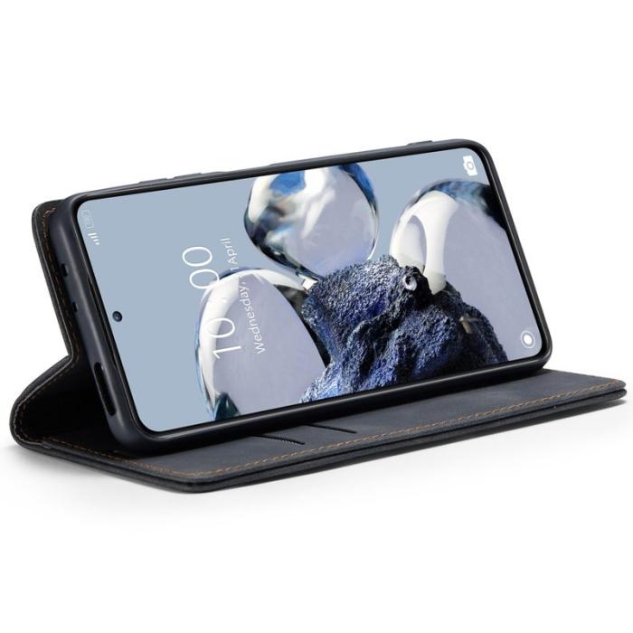 Caseme - CASEME 013 Series Xiaomi 12T 5G Plånboksfodral Konstläder Svart