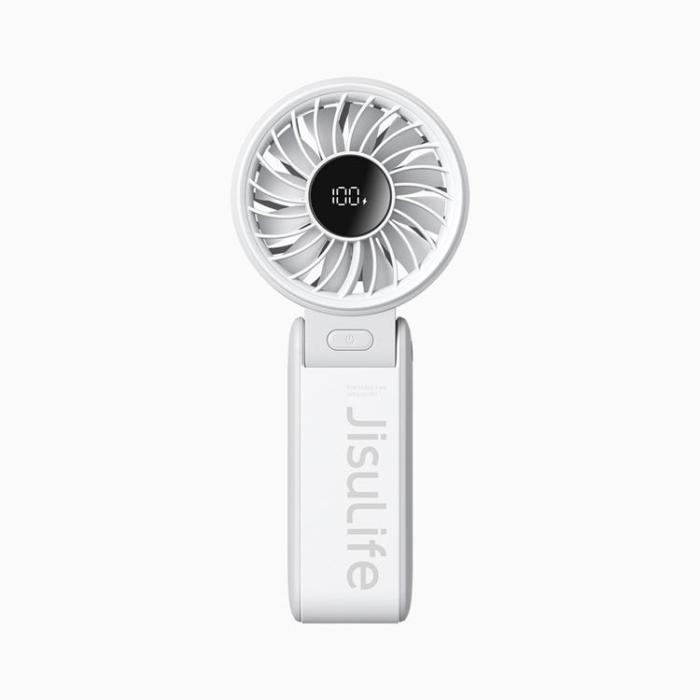 Jisulife - Jisulife Bärbar USB Handfläkt 3600 mAh Fan Life7 - Grå