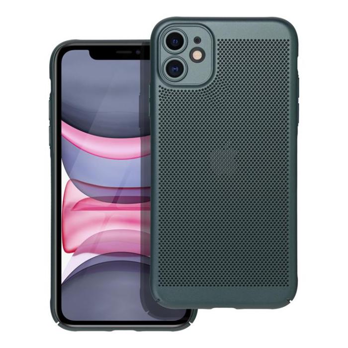 OEM - iPhone 12 Mobilskal Breezy - Grön