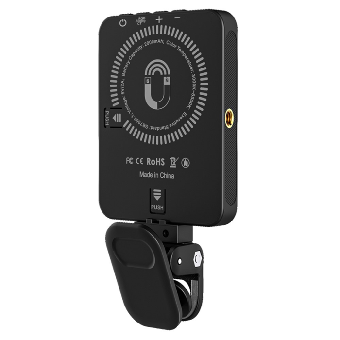 OEM - Magnetisk RGB-Fyllnadslampa Videokonferensbelysning för Mobil XJ77-RGB