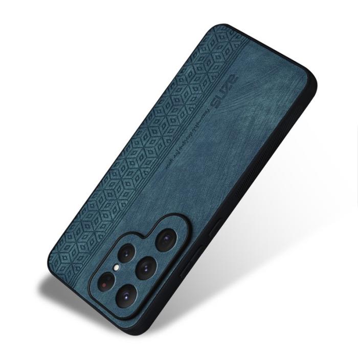 AZNS - AZNS Samsung Galaxy S25 Ultra Fodral KonstLäder - Grön