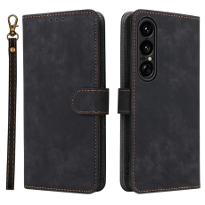 A-One Brand - Sony Xperia 1 VII Plånboksfodral RFID Kickstand med rem - Svart