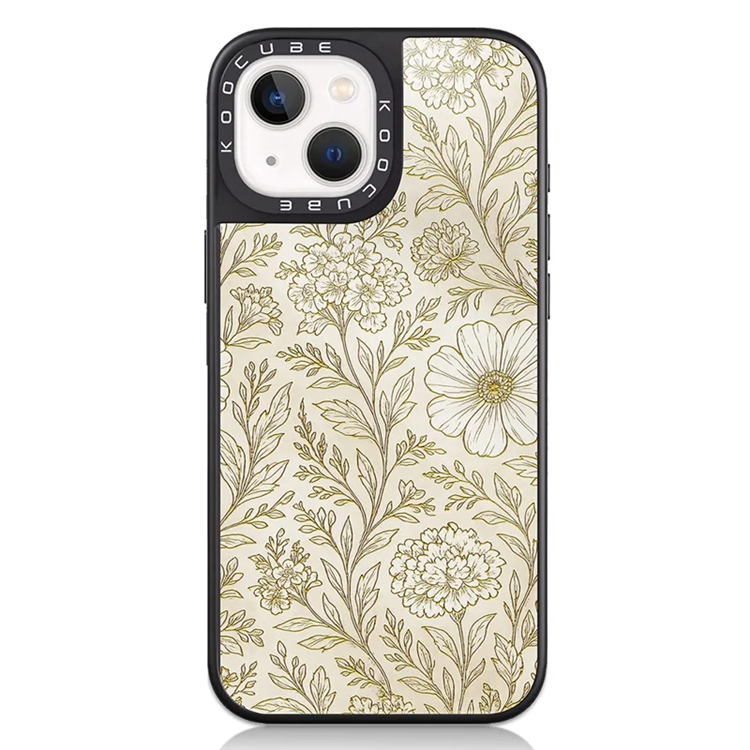 iPhone 15 Mobilskal MagSafe Aluminium Silikon (Style K) | 2353 | AlltMobil