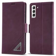 FORWENW - FORWENW F3-Series Samsung Galaxy S22 5G Pl&aring;nboksfodral Konstl&auml;der - Vinr&ouml;d