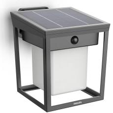 Philips - Philips Blaise Vägglampa Solcell LED 250/20lm - Svart