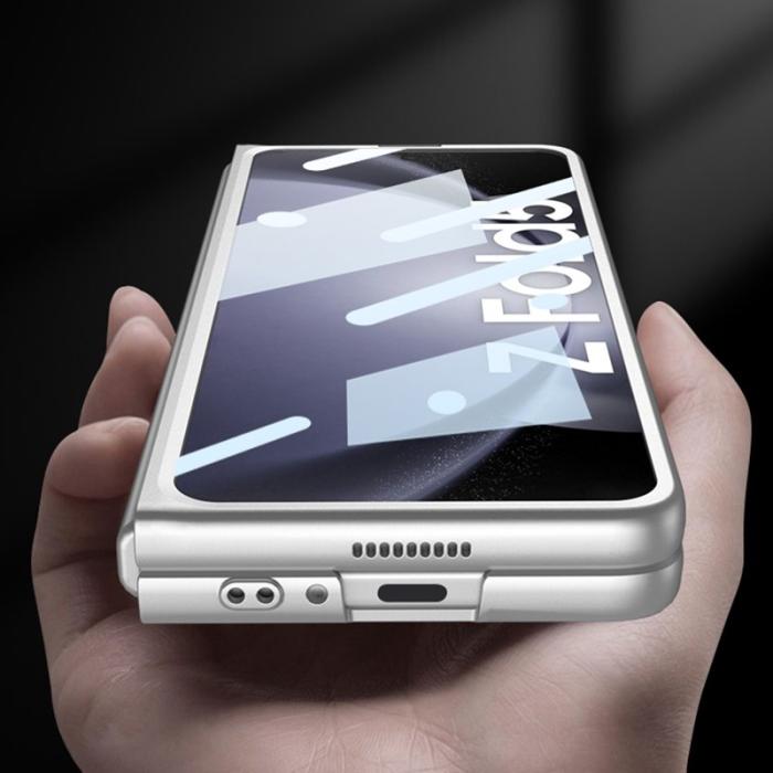 GKK - GKK Samsung Galaxy Z Fold5 Fodral Hard PC - Silver