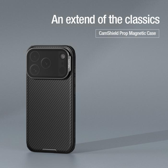 Nillkin - NILLKIN Camshield Prop Mobilskal till iPhone 17 Pro Clear Black Lens