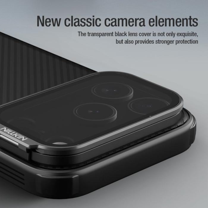 Nillkin - NILLKIN Camshield Prop Mobilskal till iPhone 17 Pro Clear Black Lens