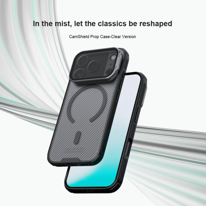Nillkin - NILLKIN Camshield Prop Mobilskal till iPhone 17 Pro Transparent Lens Lid