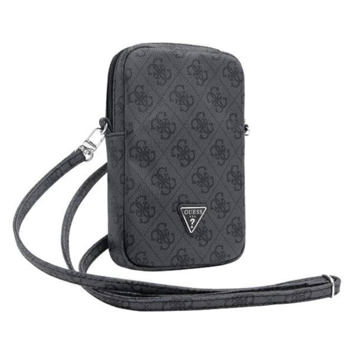 Guess - Guess Mobilväska Zip 4G Triangle - Svart