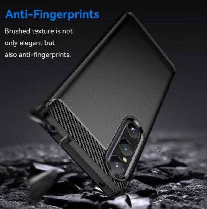 A-One Brand - Sony Xperia 1 V Mobilskal Carbon Fiber - Svart