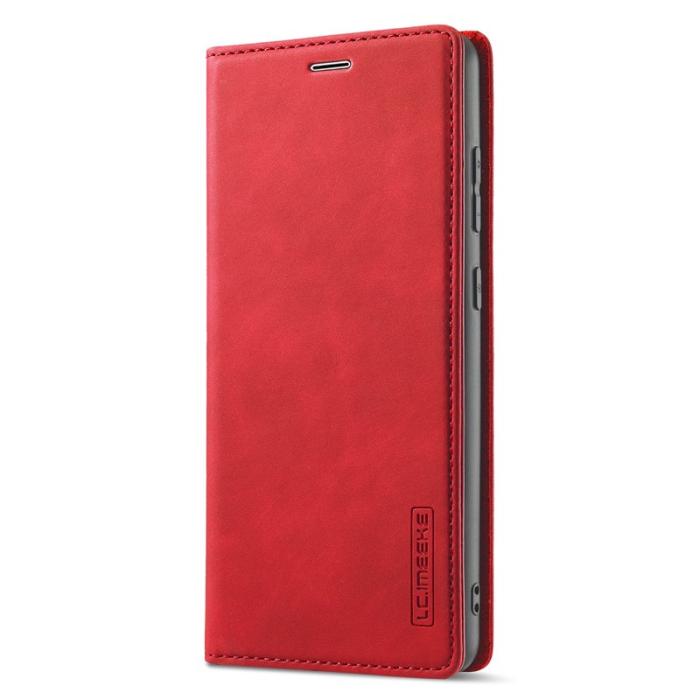 LC.imeeke - LC.IMEEKE Samsung Galaxy A53 5G Plånboksfodral Konstläder - Röd