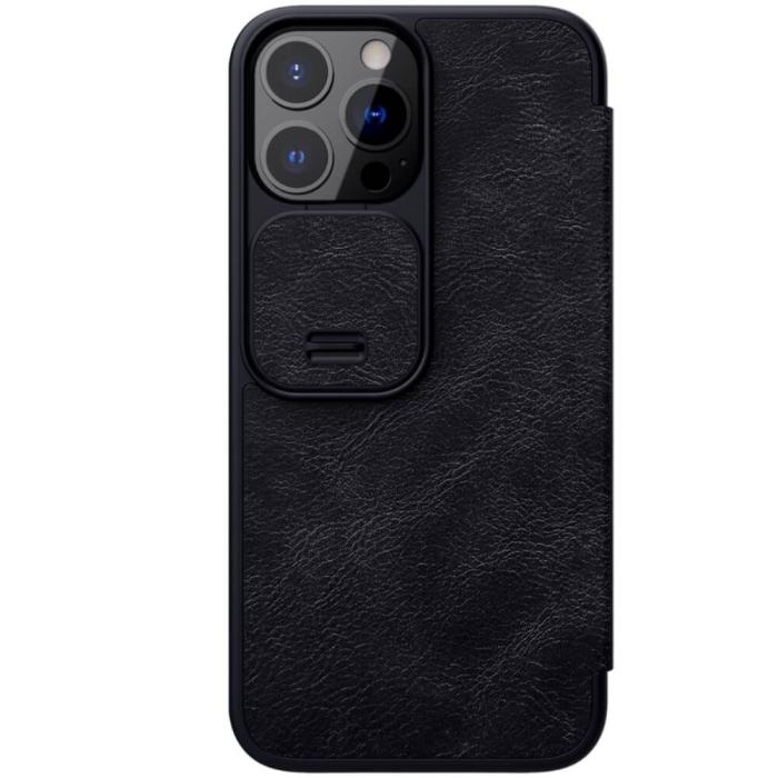 Nillkin - Nillkin Qin Camshield Fodral till iPhone 13 Pro Max - Svart