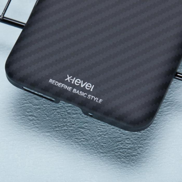 X-Level - X-LEVEL Mobilskal till Xiaomi 14 Ultra Tunn Hård PC Kolfiber Svart