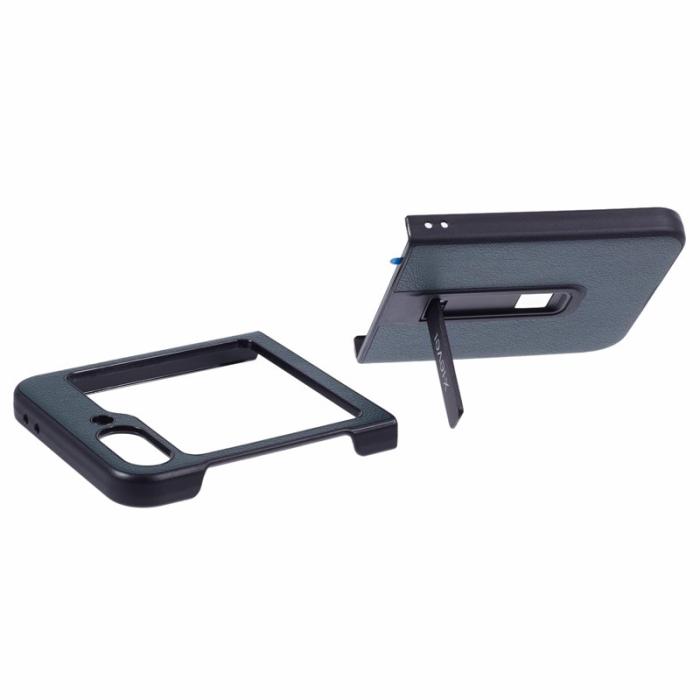 X-Level - X-LEVEL Z Flip7 FE 5G Mobilskal med Kickstand - Grön