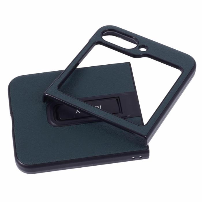 X-Level - X-LEVEL Z Flip7 FE 5G Mobilskal med Kickstand - Grön