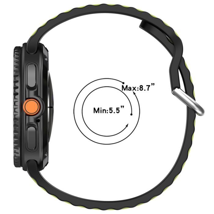 A-One Brand - Galaxy Watch 8 (44mm/40mm)/8 Classic (46mm) Armband Silikon