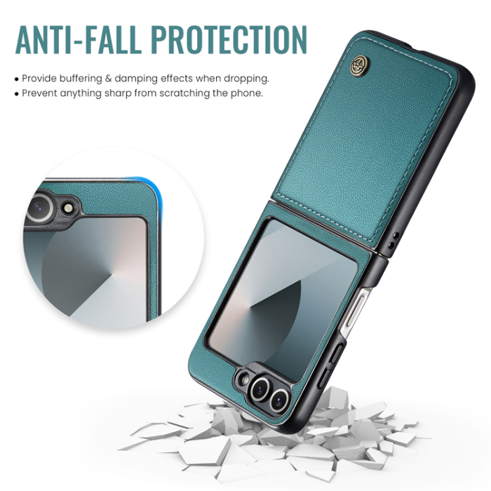 Caseme - CASEME Galaxy Z Flip 7 FE Mobilskal RFID Blocking Glossy 023