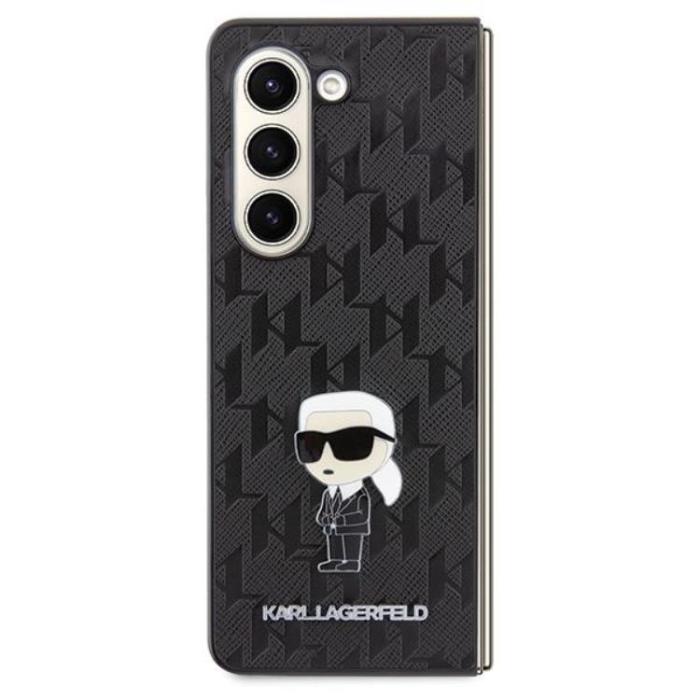 KARL LAGERFELD - Karl Lagerfeld Galaxy Z Fold 5 Mobilskal Monogram Ikonik Pin