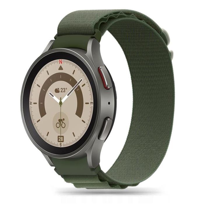 Tech-Protect - Tech-Protect Galaxy Watch 4/5/5 Pro/6/7/FE Armband - Military Grön