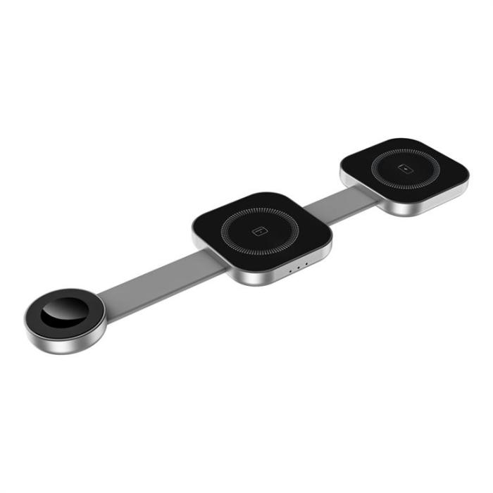 WIWU - WIWU 3-in-1 Trådlös Laddare 15W Wi-W031