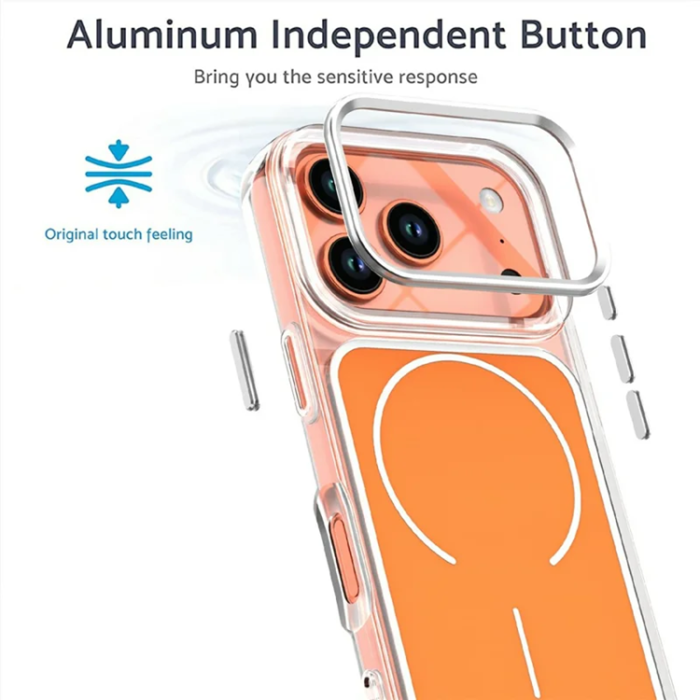 A-One Brand - iPhone 17 Pro Mobilskal Magsafe Electroplated