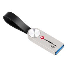 Forcell - Forcell Pendrive 16GB USB 3.2 Gen 1 USB-A F-Data Metal - Silver