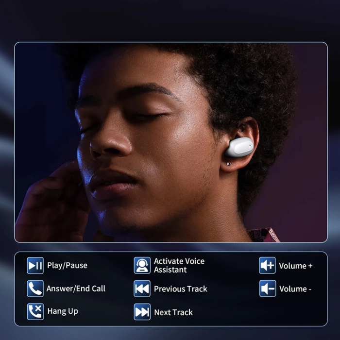 Choetech - Choetech In-ear Trådlösa Hörlurar TWS Bluetooth MEMS - Vit