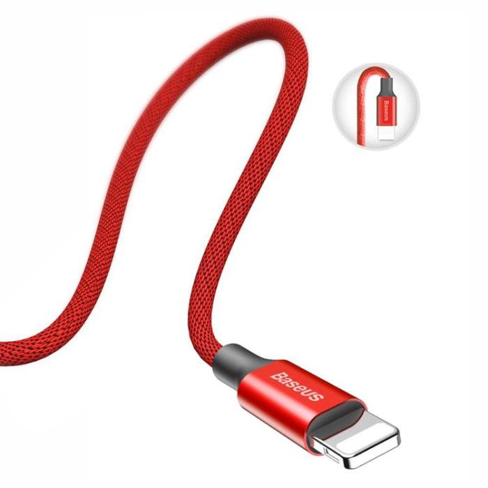BASEUS - Baseus Yiven USB-A till Lightning kabel 1.8M - Röd