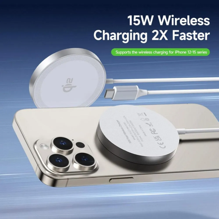 DUZZONA - Duzzona Trådlös Laddare Magsafe 15W - Vit