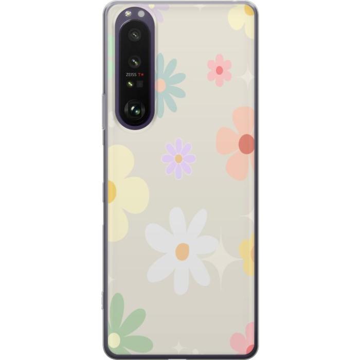 iSecrets - Mobilskal till Sony Xperia 1 III med fejdande blommor