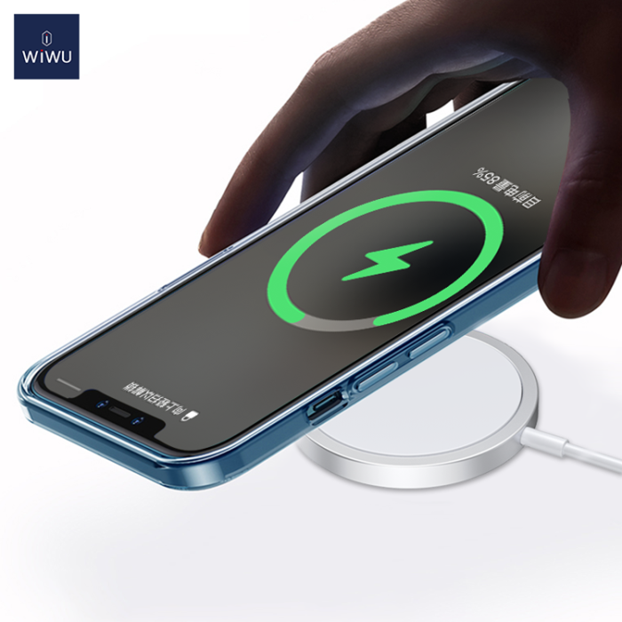 WIWU - WIWU Magnetisk Trådlös Laddare 15W Wi-W009 - Vit
