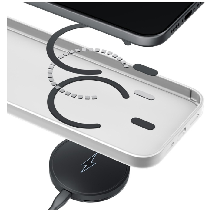 3MK - 3MK Mobilskal För iPhone 17 Pro Magsafe Smoke - Vit