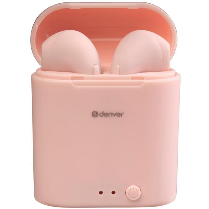 Denver - DENVER Truly Trådlös Bluetooth Hörlurar - Rosa