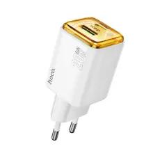 Hoco - Hoco Snabbladdare PD 20W USB-A USB-C QC3.0 3A N52 - Vit