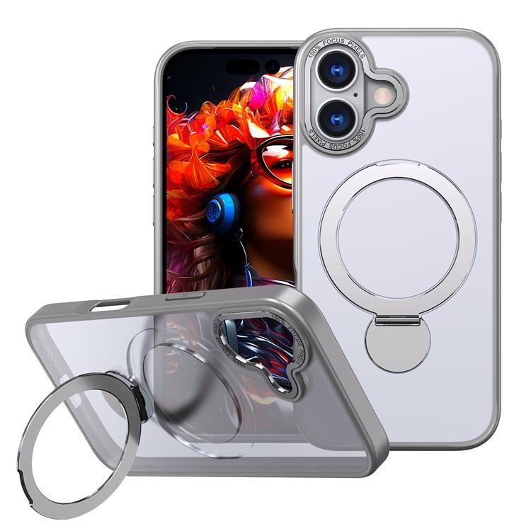 iPhone 17 Mobilskal MagSafe Rotating Kickstand (Titangrå) | 2353 | AlltMobil