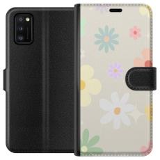 iSecrets - Plånboksfodral till Samsung Galaxy A41 med fejdande blommor