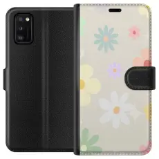 Gustaf - Pl&aring;nboksfodral till Samsung Galaxy A41 med fejdande blommor