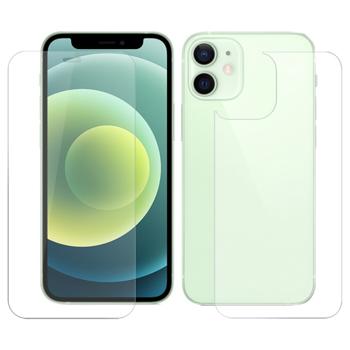 Boom of Sweden - BOOM 3in1 iPhone 12 mini Fram Härdat glas + Bak Härdat glas + Kameralinsskydd
